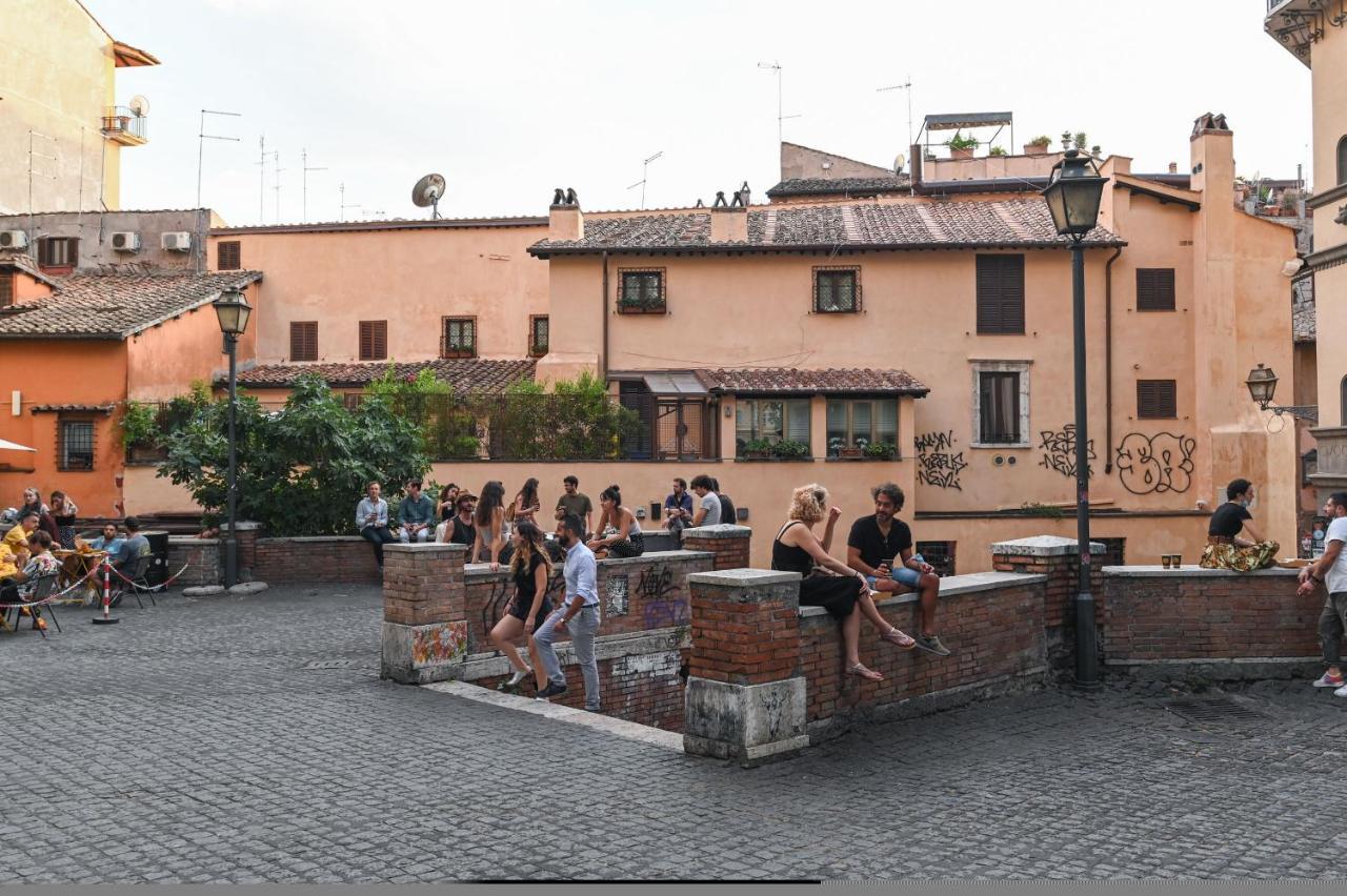 Apartamento Gorgeous Trastevere Loft On The River Roma Exterior foto